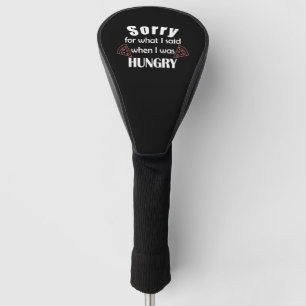 Couvre-club De Golf Désolé pour ce que j'ai dit