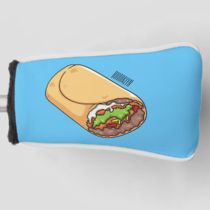 Couvre-club De Golf dessin animé de Burrito