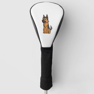 Couvre-club De Golf Dessin animé de German Shepherd