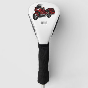 Couvre-club De Golf Dessin de moto de tourisme
