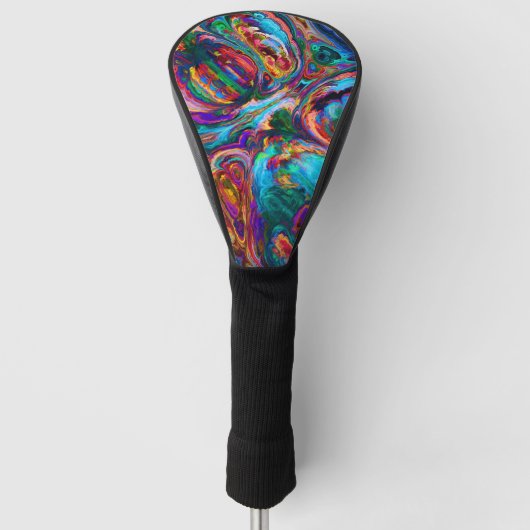 Couvre-club De Golf Dessin moderne de peintures (Devant)