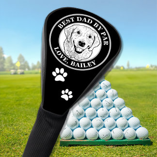 Couvre-club De Golf Dessin personnalisé Golden Retriever Dog