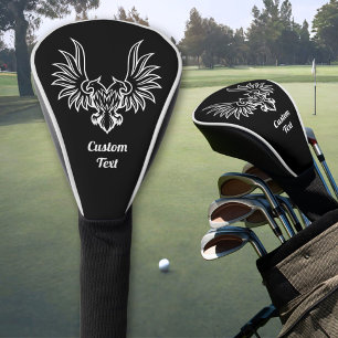 Couvre-club De Golf Deux Housse De Tête De Golf D'Aigle En Tête