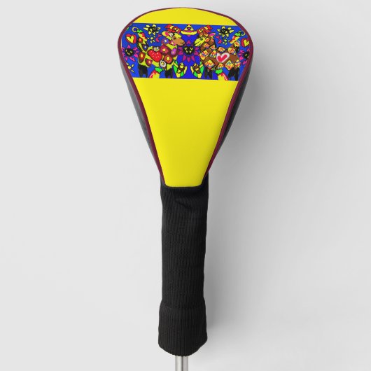 Couvre-club De Golf Deux oeuvres d'art de Llamas (Devant)