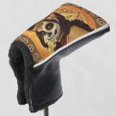 Couvre-club De Golf Dia De Los Muertos Throw Pillow (Devant 3/4)
