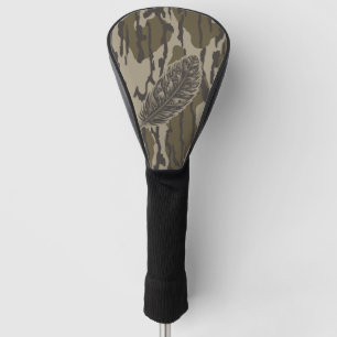 Couvre-club De Golf Dindon Plume Fonds Camo Forêt