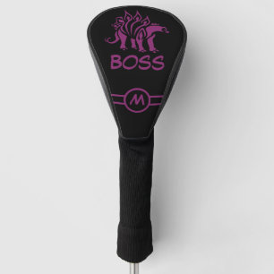 Couvre-club De Golf Dino Violet Stegosaurus Dinosaure Actionné
