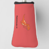 Couvre-club De Golf Dinosaure rouge 02/19 (Tourné à 90°)