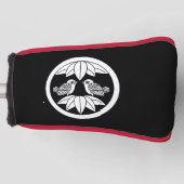 Couvre-club De Golf Dix feuilles en bambou et brindilles (Devant)