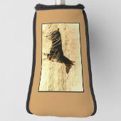 Couvre-club De Golf Dobermann en roseaux secs peignant l'image (Tourné à 90°)