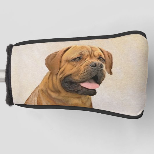 Couvre-club De Golf Dogue de Bordeaux Peinture - Cute Original Chien A (Devant)