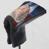 Couvre-club De Golf Donald Trump 2025 Portrait du président américain (Devant 3/4)