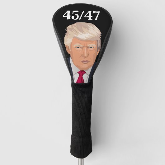 Couvre-club De Golf DONALD TRUMP 45/47 Housse de tête de golf (Devant)