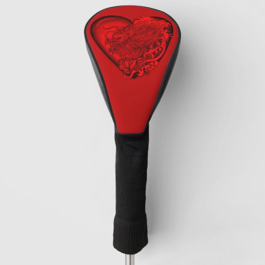 Couvre-club De Golf Dragon Heart (Devant)