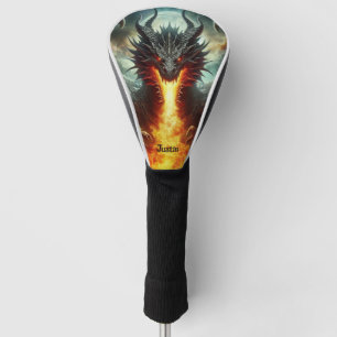 Couvre-club De Golf Dragon qui crache du feu Personnalisé