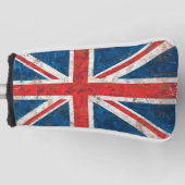 Couvre-club De Golf Drapeau affligé par Union Jack du Royaume-Uni (Devant)
