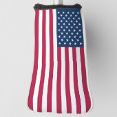 Couvre-club De Golf Drapeau américain (Tourné à 90°)