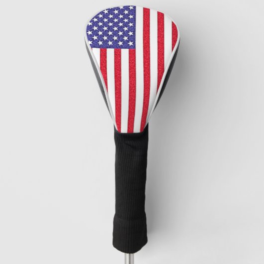 Couvre-club De Golf Drapeau américain (Devant)