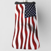 Couvre-club De Golf Drapeau américain (Tourné à 90°)
