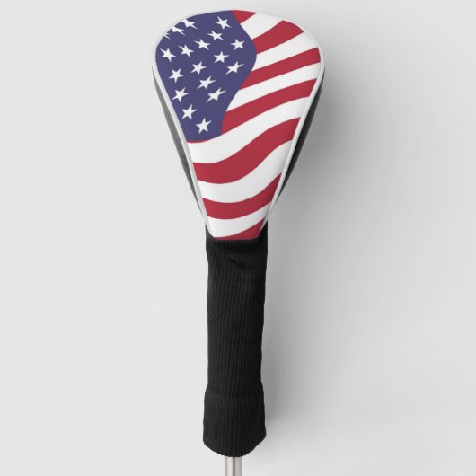 COUVRE-CLUB DE GOLF DRAPEAU AMÉRICAIN (Devant)