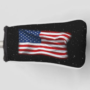 Couvre-club De Golf Drapeau américain patriotique États-Unis