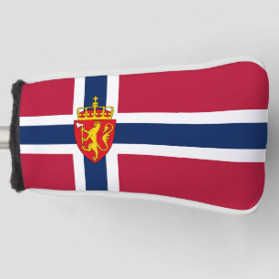Couvre-club De Golf Drapeau/Armoiries de Norvège