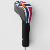 Couvre-club De Golf Drapeau/Armoiries de Norvège (Incliné)