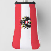Couvre-club De Golf Drapeau autrichien (Tourné à 90°)