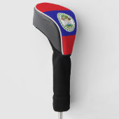 Couvre-club De Golf Drapeau bélizien (Incliné)