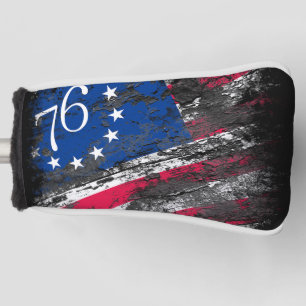 Couvre-club De Golf Drapeau Betsy Ross 1776 4 juillet patriotique