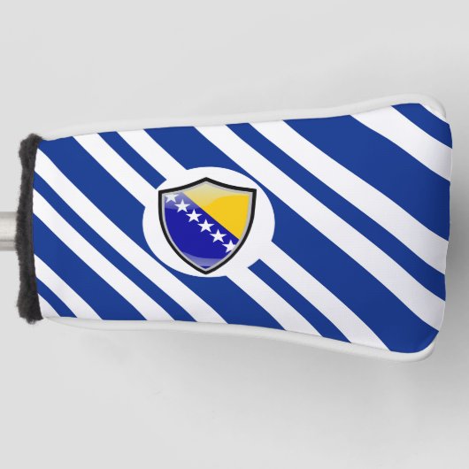 Couvre-club De Golf Drapeau bosnien (Devant)