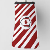 Couvre-club De Golf Drapeau canadien (Tourné à 90°)