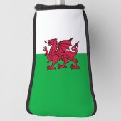 Couvre-club De Golf Drapeau celtique du Dragon rouge du Pays de Galles (Tourné à 90°)