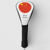 Couvre-club De Golf Drapeau chinois & Clubs de Golf Monogrammes Couvre (Devant)