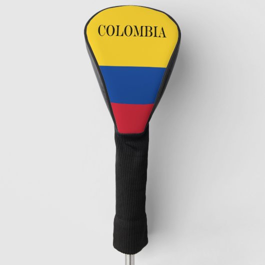 Couvre-club De Golf Drapeau Colombie - Bandera De Colombia (Devant)