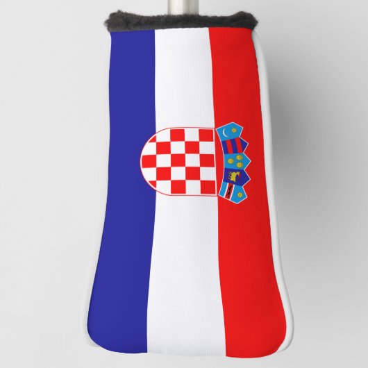 Couvre-club De Golf Drapeau croate (Tourné à 90°)