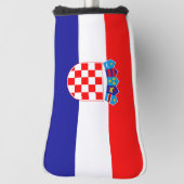 Couvre-club De Golf Drapeau Croatie Golf Head Cover (Tourné à 90°)