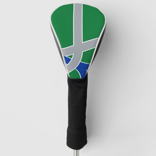 Couvre-club De Golf Drapeau d'Albany, Oregon (Devant)