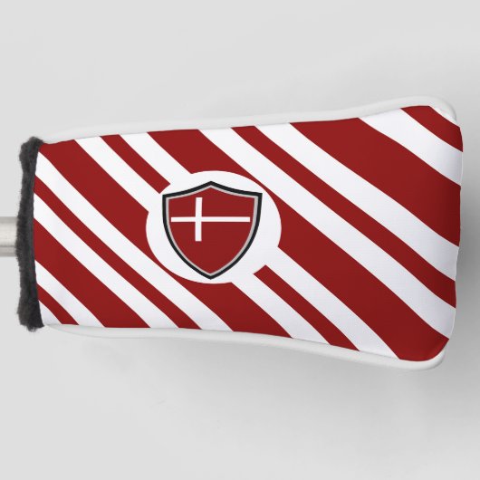 Couvre-club De Golf Drapeau danois (Devant)