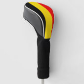 Couvre-club De Golf Drapeau de Belgique (Incliné)