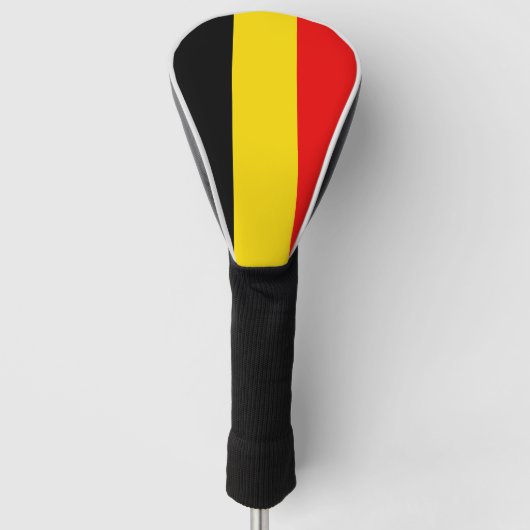 Couvre-club De Golf Drapeau de Belgique (Devant)