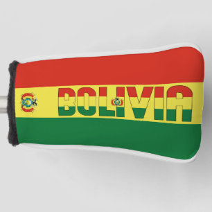 Couvre-club De Golf Drapeau de Bolivie Superbe couverture de tête de g