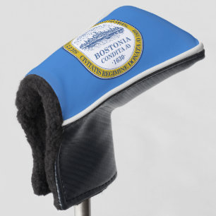 Couvre-club De Golf Drapeau de Boston, Massachusetts Golf Head Cover