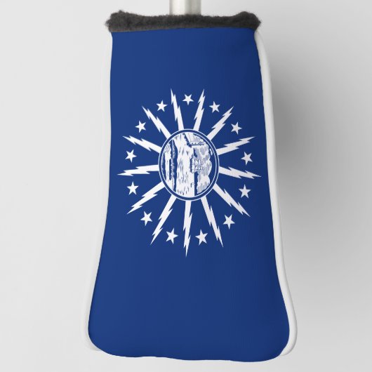 Couvre-club De Golf Drapeau de Buffalo, New York (Tourné à 90°)