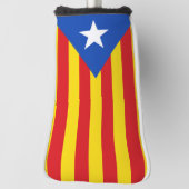 Couvre-club De Golf Drapeau de Catalogne (Tourné à 90°)