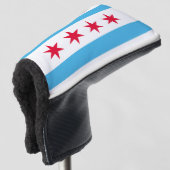 Couvre-club De Golf Drapeau de Chicago (Devant 3/4)