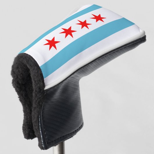 Couvre-club De Golf Drapeau de Chicago (Devant 3/4)