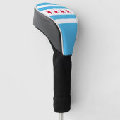 Couvre-club De Golf Drapeau de Chicago (Incliné)