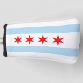 Couvre-club De Golf Drapeau de Chicago, l'Illinois (Devant)