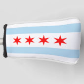 Couvre-club De Golf Drapeau de Chicago, l'Illinois (Devant)